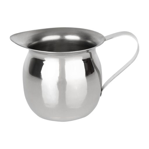 Olympia Mini Milk Jug Stainless Steel Plain 120ml Pack of 6 (HY118)