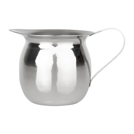 Olympia Mini Milk Jug Stainless Steel Plain 120ml Pack of 6 (HY118)