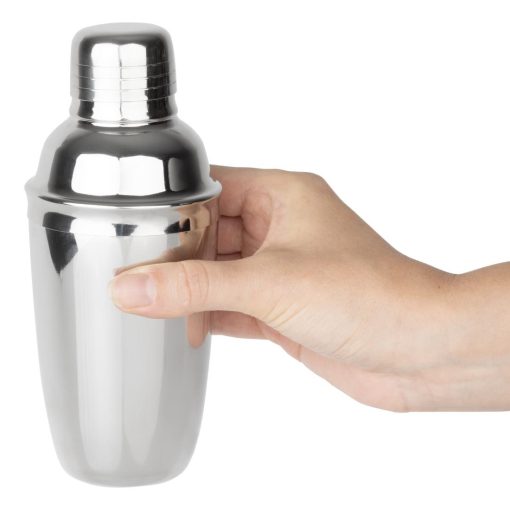 Olympia Mini 3-Piece Stainless Steel Cocktail Shaker 300ml (HY120)