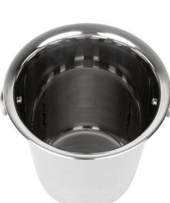 Olympia Ice Bucket with Handles and Etch Detail Stainless Steel 1050ml (HY121)