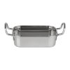 Olympia Table Presentation Rectangular Dish Stainless Steel 140x90mm (HY122)