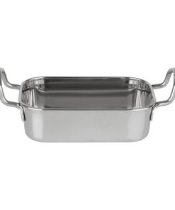 Olympia Table Presentation Rectangular Dish Stainless Steel 140x90mm (HY122)