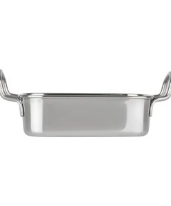 Olympia Table Presentation Rectangular Dish Stainless Steel 140x90mm (HY122)