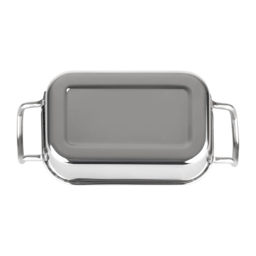 Olympia Table Presentation Rectangular Dish Stainless Steel 140x90mm (HY122)