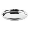 Olympia Hammered Stainless Steel Round Tray 320x35mm (HY125)