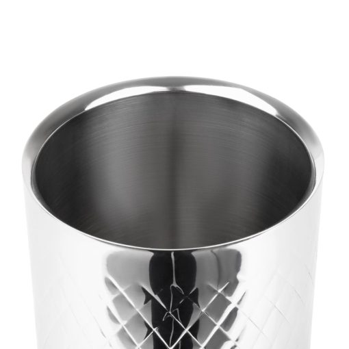 Olympia Geo Double Wall Wine Cooler Stainless Steel (HY133)