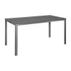 Bolero Valletta Grey Slatted Outdoor Table 1560mm (HZ020)