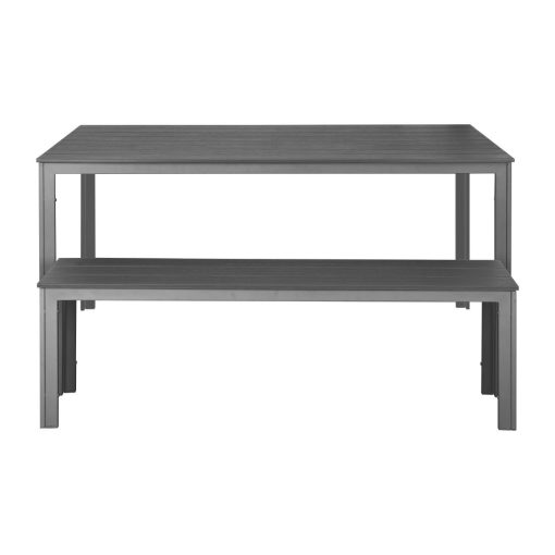 Bolero Valletta Grey Slatted Outdoor Table 1560mm (HZ020)