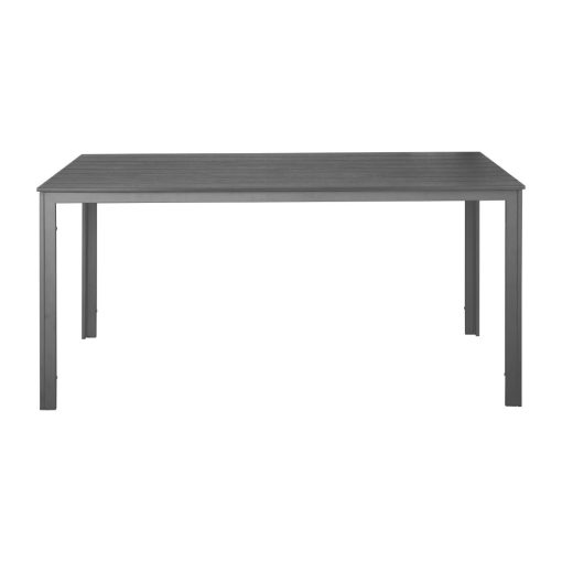 Bolero Valletta Grey Slatted Outdoor Table 1560mm (HZ020)