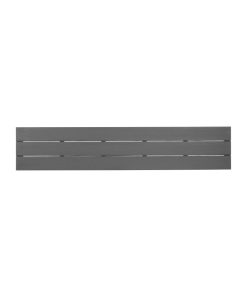 Bolero Valletta Grey Slatted Benches 2 Pack (HZ024)