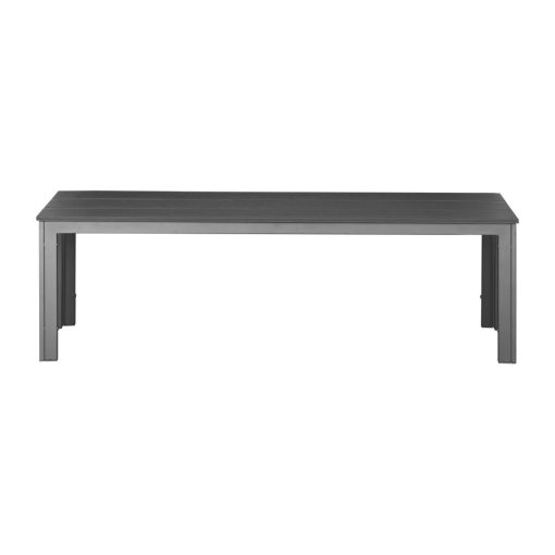 Bolero Valletta Grey Slatted Benches 2 Pack (HZ024)