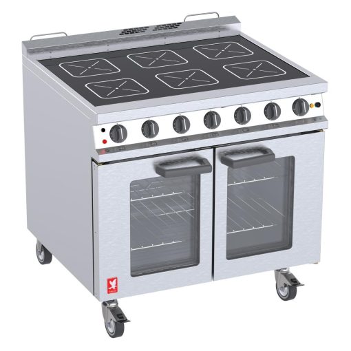 Falcon Dominator Plus Ceramic Glass Top Electric Oven Range with Castors (JA598)