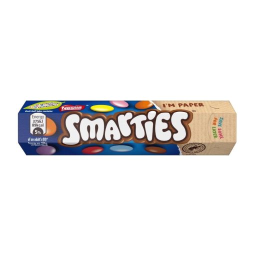 Nestle Smarties Milk Chocolate Tubes 38g 24 Pack (KA553)