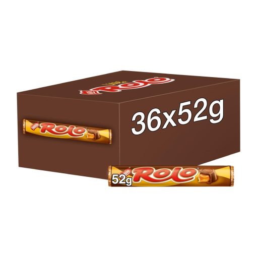 Nestle Rolo Chocolate and Caramel Tubes 52g 36 Pack (KA555)