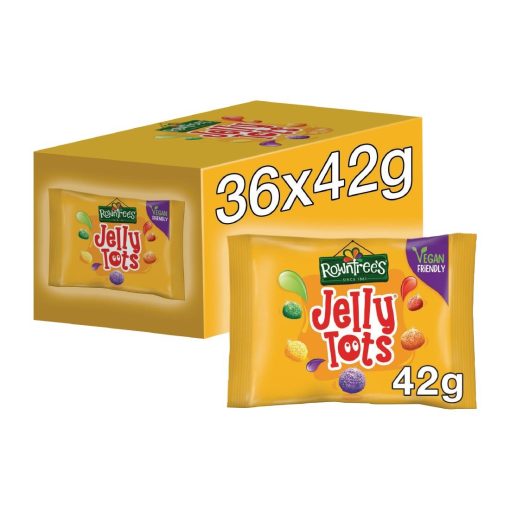 Rowntrees Jelly Tots 42g 36 Pack (KA561)