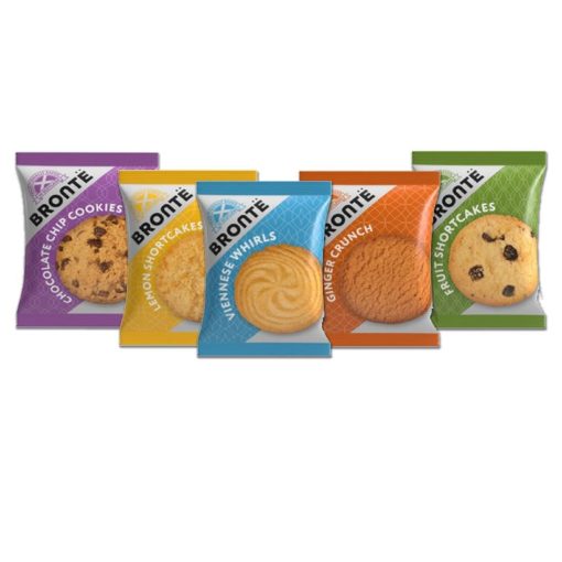 Bronte Traditional Mini Packs Assorted Biscuits 5 Varieties 30g 100 Pack (KA640)