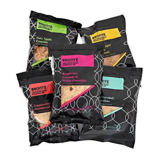 Bronte Luxury Mini Packs Assorted Biscuits 5 Varieties 30g 100 Pack (KA641)