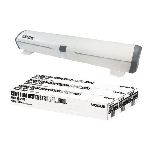 Vogue Wrap 450 Dispenser and Cling Film Refill Bundle (SA786)