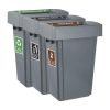 Jantex Simpler Recycling Slim Bin Bundle (SA818)