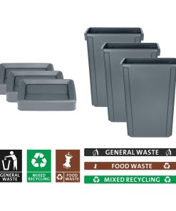 Jantex Simpler Recycling Slim Bin Bundle (SA818)