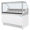 Polar U-Series 6 Pan Ice Cream Serve Over Cabinet Freezer (UA058)