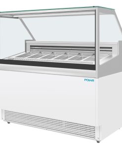 Polar U-Series 6 Pan Ice Cream Serve Over Cabinet Freezer (UA058)