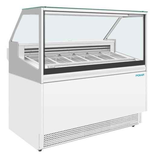 Polar U-Series 6 Pan Ice Cream Serve Over Cabinet Freezer (UA058)