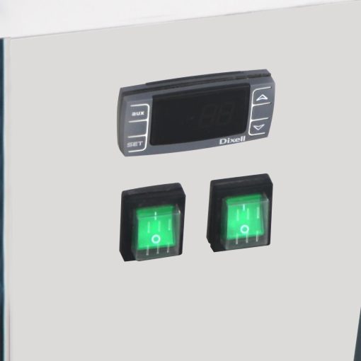 Polar U-Series 6 Pan Ice Cream Serve Over Cabinet Freezer (UA058)