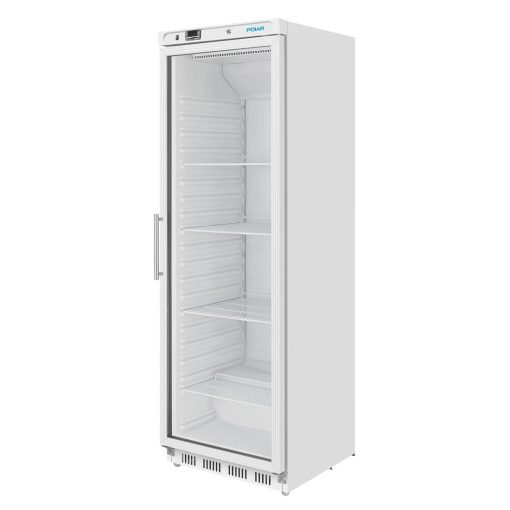 Polar C-Series Upright Display Fridge White 400Ltr (CZ786)