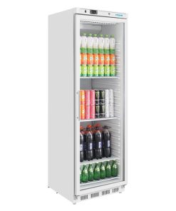 Polar C-Series Upright Display Fridge White 400Ltr (CZ786)