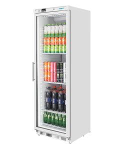 Polar C-Series Upright Display Fridge White 400Ltr (CZ786)