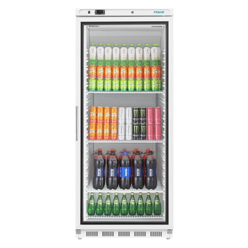 Polar C-Series Upright Display Fridge White 600Ltr (CZ787)