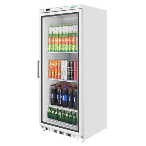 Polar C-Series Upright Display Fridge White 600Ltr (CZ787)