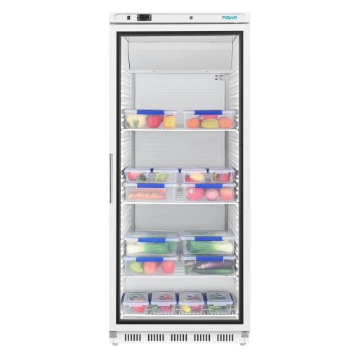 Polar C-Series Upright Display Fridge White 600Ltr (CZ787)