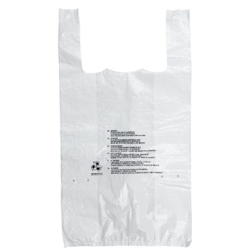 Fiesta Recyclable Large White Carrier Bag Pack 1000 (HP875)