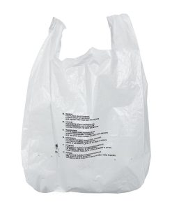 Fiesta Recyclable Large White Carrier Bag Pack 1000 (HP875)