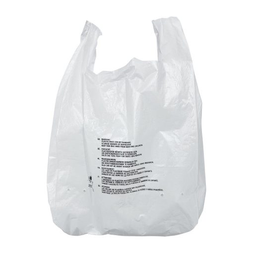 Fiesta Recyclable Large White Carrier Bag Pack 1000 (HP875)