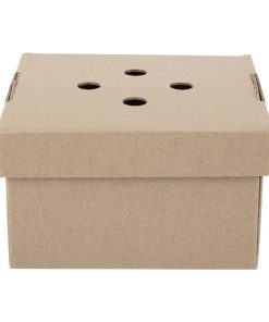 Fiesta Compostable Fold-Out Burger Boxes 100 Pack (HP942)