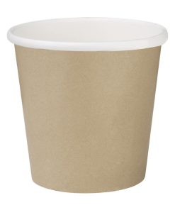 Fiesta Recyclable Hot Cups Single Wall Kraft 6oz 1000 Pack (HT464)