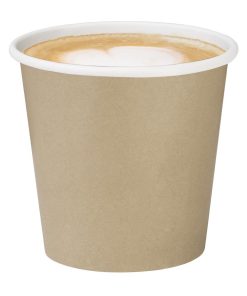 Fiesta Recyclable Hot Cups Single Wall Kraft 6oz 1000 Pack (HT464)