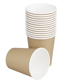 Fiesta Recyclable Hot Cups Single Wall Kraft 6oz 1000 Pack (HT464)