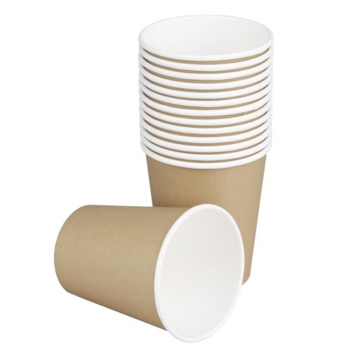 Fiesta Recyclable Hot Cups Single Wall Kraft 6oz 1000 Pack (HT464)