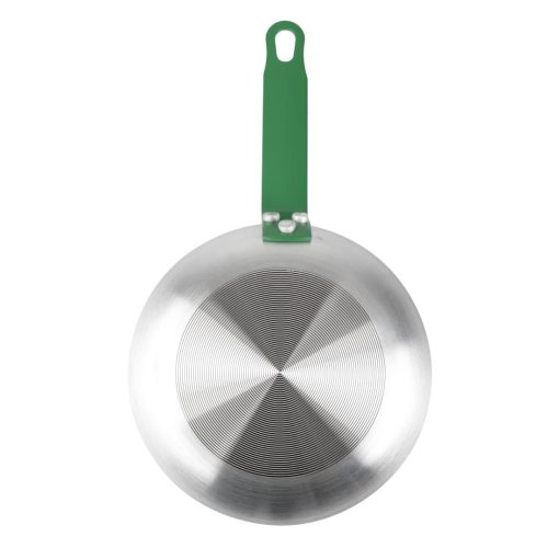 Hygiplas Aluminium Non-stick Teflon Platinum Plus Frying Pan with Green Handle 20cm (HT961)