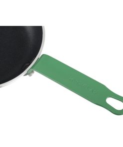 Hygiplas Aluminium Non-stick Teflon Platinum Plus Frying Pan with Green Handle 20cm (HT961)