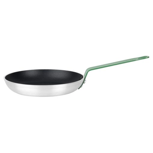 Hygiplas Aluminium Non-stick Teflon Platinum Plus Frying Pan with Green Handle 24cm (HT962)