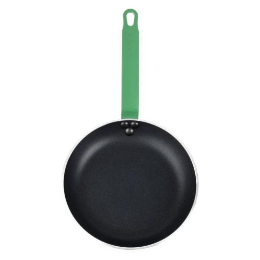 Hygiplas Aluminium Non-stick Teflon Platinum Plus Frying Pan with Green Handle 24cm (HT962)