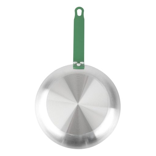 Hygiplas Aluminium Non-stick Teflon Platinum Plus Frying Pan with Green Handle 24cm (HT962)