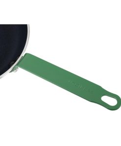 Hygiplas Aluminium Non-stick Teflon Platinum Plus Frying Pan with Green Handle 24cm (HT962)