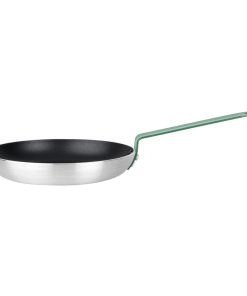 Hygiplas Aluminium Non-stick Teflon Platinum Plus Frying Pan with Green Handle 28cm (HT963)