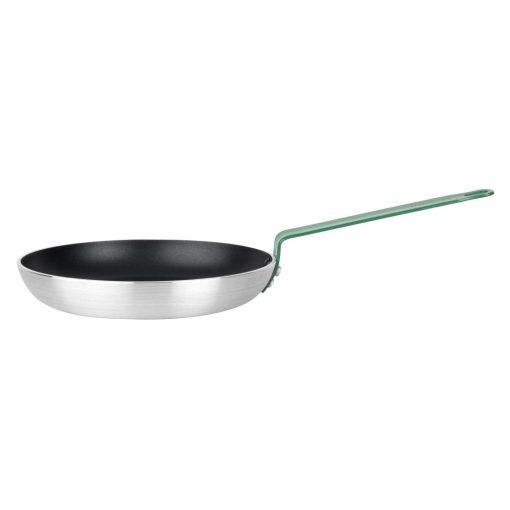 Hygiplas Aluminium Non-stick Teflon Platinum Plus Frying Pan with Green Handle 28cm (HT963)